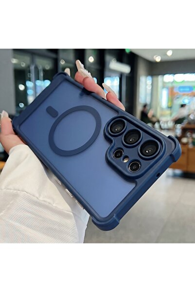 Choice21 Galaxy S26 Ultra Blue Luxury Matte Translucent Four Corners Shockpro...