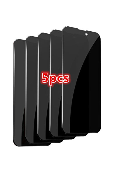 Choice8 5Pcs privacy iPhone 15 Pro Max 5Pcs Full Cover Anti Spy Screen Protec...