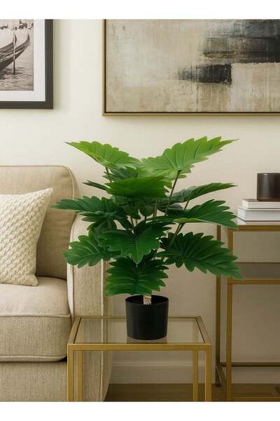 DRAMA HOME Green Serenity Plant" Artificial Tree, 50 cm Tall