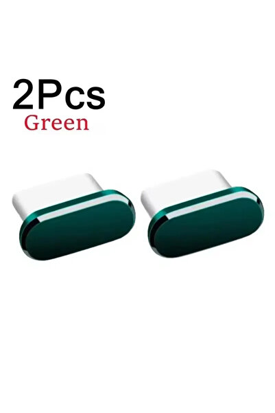Choice4 2Pcs Green Metal Dust Plug For iPhone 17 Air 16 15 Plus Pro Max 16PM ...