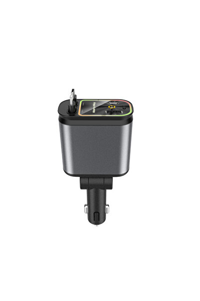 Choice iOS and Type-C Car Plug W&O 66W Fast Car Charger with Starlight (Red) ...