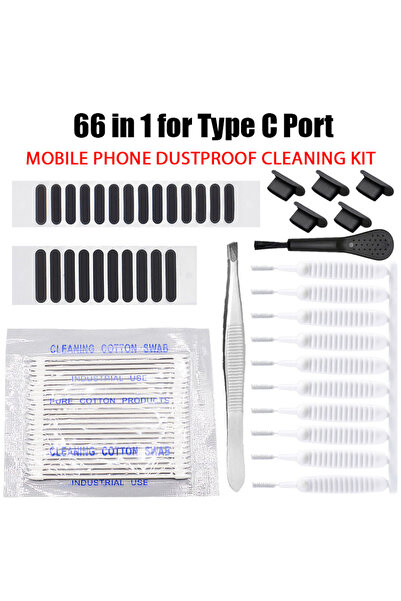 Choice 66PCS for TypeC Port Mobile Phone Speaker Charging Port Cleaning Set W...
