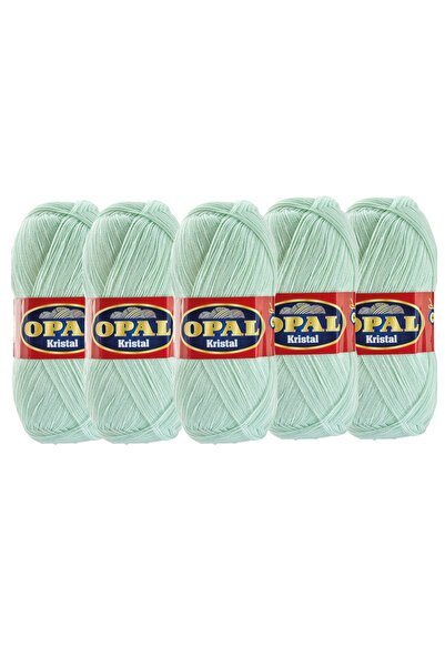 OPAL Kristal Fiber Yarn 5-Pack 100 Gr 450 Mt – Bath Fiber, Scrubbing Cloth an...