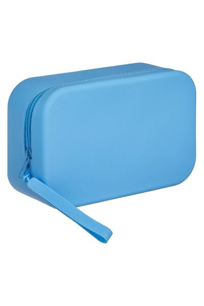 Zâna Casei Penar din silicon turcoaz tip tub cu mâner 20x7x13cm