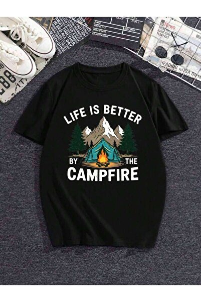 23ERVA Women's Summer Camping T-Shirt - Lightweight Breathable Crew Neck Shor...