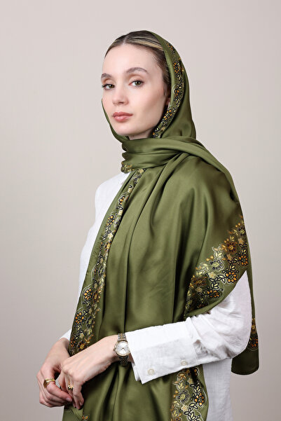 ÇİSİL Desenli Varaklı Ethol Şal