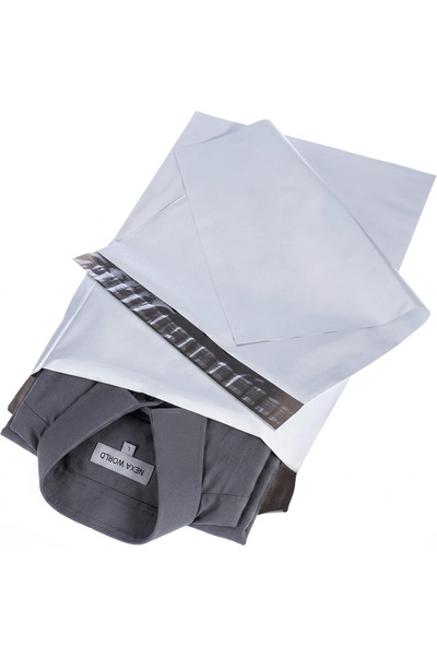 Nexa World 17x30cm 10-pcs White Poly Mailers Shipping Envelopes – Self-Seal W...