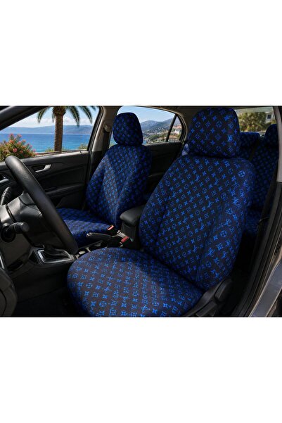 Vemaks Oto Aksesuar hyundai elentra acent blue baskılı servis kılıfı mavi