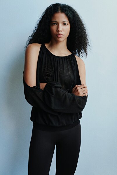 Pull & Bear Büzgülü oversize triko