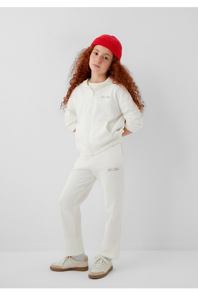 Mavi Logo Printed, Regular Waist, Regular Fit, Straight Leg Girls' Sweatpants.