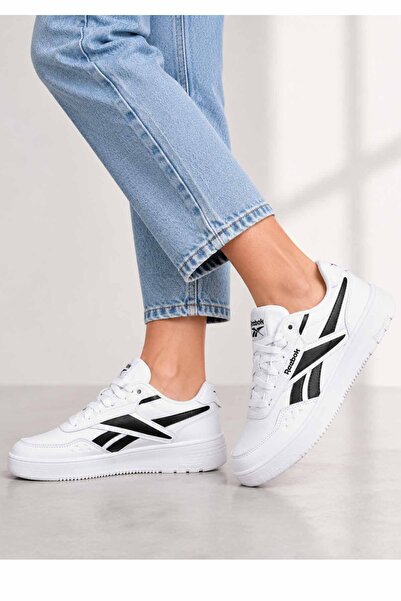 Reebok Beyaz Sneaker Günlük Spor Ayakkabı Bağcıklı Rahat Taban Casual-V1