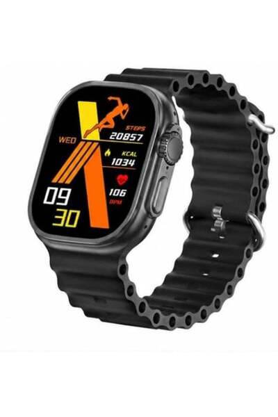 Generic Ultra 3 Smart Watch 2-in-1 with Bluetooth Calling, Voice Assistant, H...