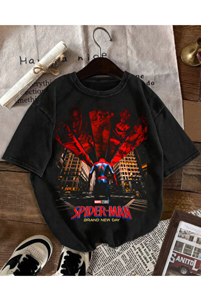 Toum Spider Printed Unisex Oversize T-Shirt