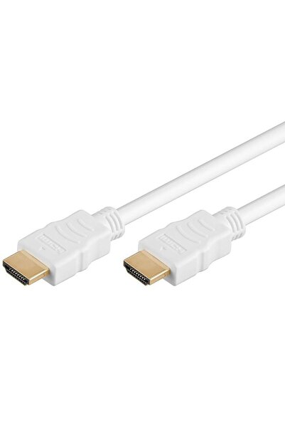 PremiumCord HDMI Cable, Male-Male, 4K, V1.4, Gold-Plated, 1m, White