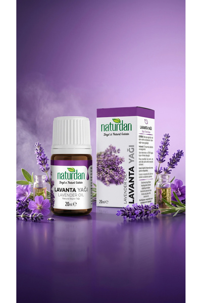 Naturdan Lavender Oil 100% Natural Pure 20 ml Set of 12