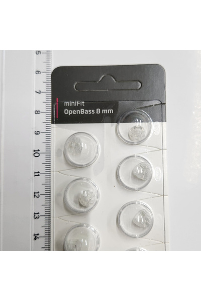YesMed miniFit OpenBass 8 mm Dome, Oticon Uyumlu Muadil miniFit OpenBass 8 mm...