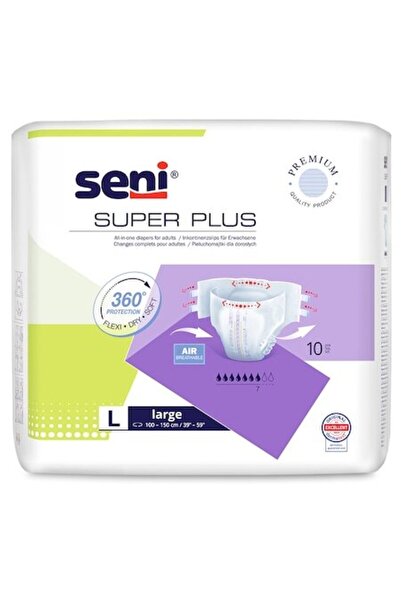 Seni Scutece pentru adulți Super Plus Large, 10 bucăți