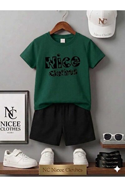 Leto Lykia Summer Children's T-Shirt Shorts Unisex (Benekli̇ Nice Clothes Pri...