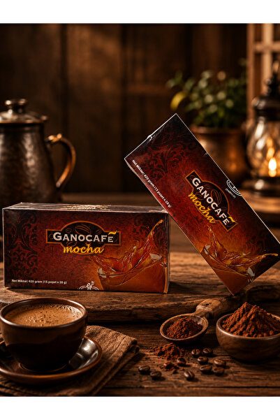 GanoExcel جانو إكسيل جانو كافيه موكا، قهوة بخلاصة الجانوديرما لوسيدم، طقم مزد...