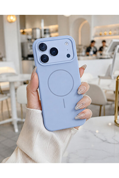 Alan Tech iPhone 17 Pro max / 18 Pro max Kılıf Sıvı Teknolojili Silinebilir S...