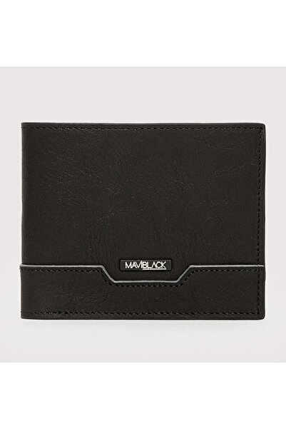 Kids Club Shoes Mavi M0912365 Mavi Black Genuine Leather Wallet Black