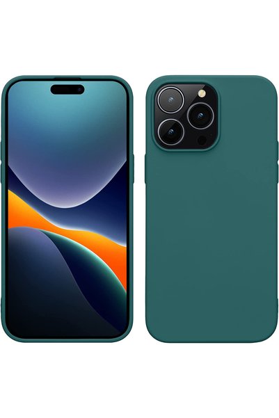 OEM Ματ Θήκη Πλάτης TPU Σκούρο Πράσινο (iPhone 14 Pro)