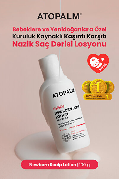 Atopalm Bebeklere&Yenidoğanlara Özel Konak Karşıtı Saç Derisi Losyonu Newborn Scalp Lotion