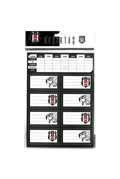 Beşiktaş TMN DERS PROGRAMLI OKUL ETİKETİ 3 YP - 729276
