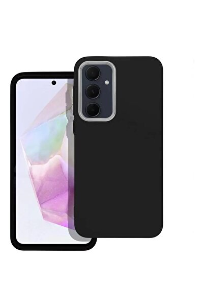 OEM Σατέν Θήκη με Πλαίσιο Κάμερας Μαύρο (Samsung Galaxy A55 5G)