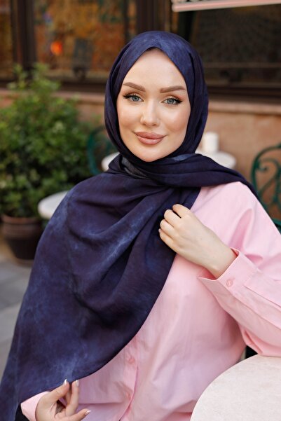 Siyane Tensel Cupra Shawl Cloud Pattern