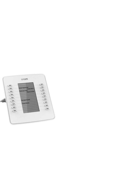 Snom D7 (W) Expansion Module - 18 Programmable LED Buttons, USB Plug & Play, ...