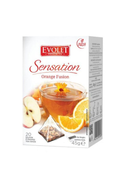 Vedda Ceai cu Portocale - Evolet Sensation Orange Fusion, 20 plicuri x 2.25 g