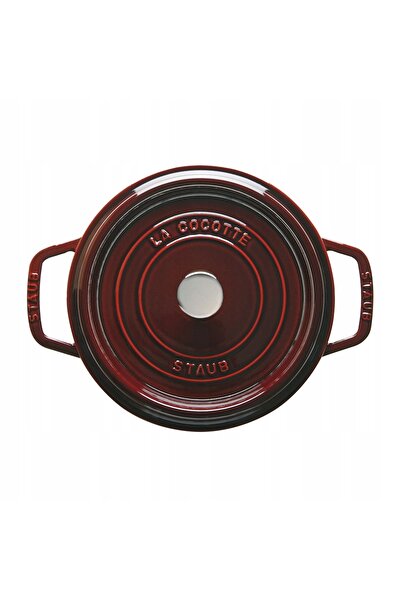 NO BRAND Staub La Cocotte Oală rotundă din fontă 1.7 litri, Grenadine