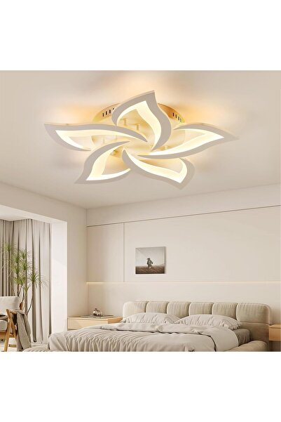 Generic Brand Lustra Led Alb 90W cu telecomandă