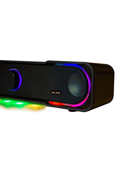 Blow SOUNDBAR BOXE CALCULATOR 2.0 PENTRU COMPUTER LAPTOP AUX LED USB RGB