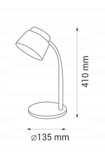 NO BRAND Lampă de birou pentru copii LED 6W verde 4000K