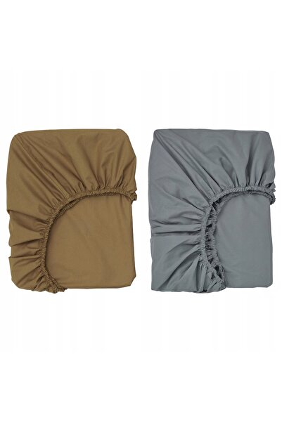 IKEA GULDVAVARE Cearșaf de pat pentru copii galben închis/albastru 60x120 cm