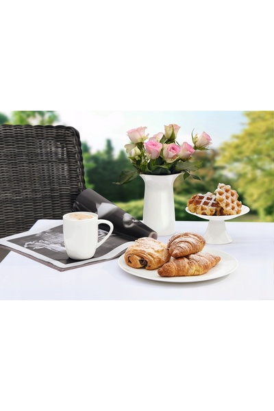 ASA Cana de masă 320ml pentru cafea universală clasică albă