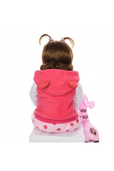 NO BRAND Păpușă KEIUMI cu accesorii, de înaltă calitate, 55cm, ursuleț de plu...