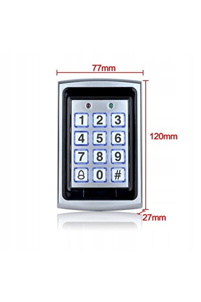 NO BRAND PNI Tastatură RFID Impermeabilă pentru Control Acces, Cititor Cripta...