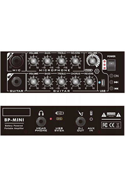 NO BRAND Coolmusic 30W Amplificator pentru chitară acustică-electrică BT M3068
