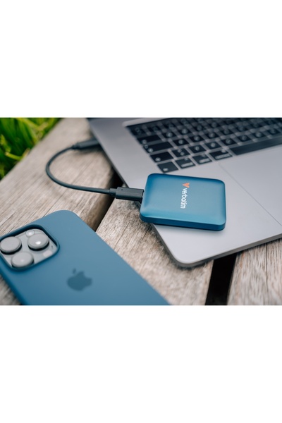 Verbatim SSD extern snapback 1TB albastru (32075)