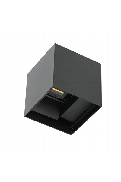 NO BRAND Aplica LED de exterior pentru grădină și fațadă 2x3W 3000K IP54 Negru