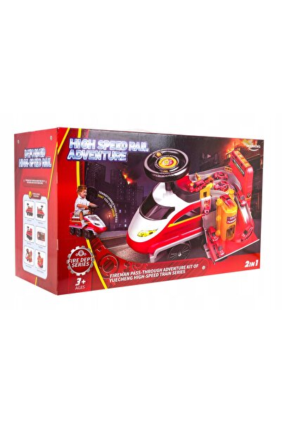 NO BRAND POMPIERII – mașinuță interactivă pentru copii + parcare pentru mașin...