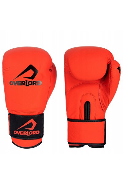 NO BRAND Mănuși de box Overlord Rage roșii, 14 oz