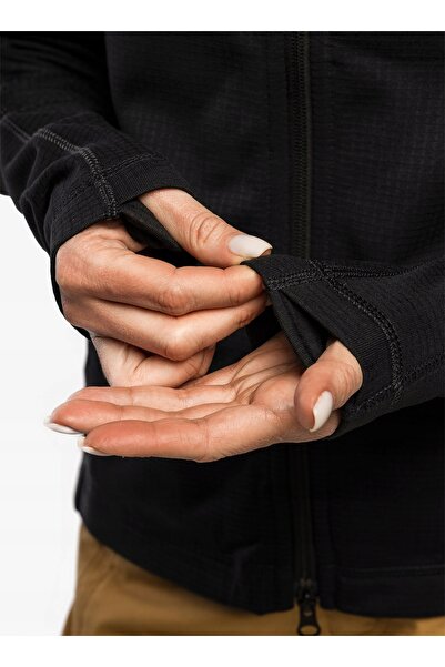Fjällräven Hanorac de drumeție pentru femei Abisko Lite Fleece negru S