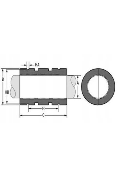NO BRAND Rulment liniar FMC08 PBC Linear Frelon 8mm 8x16x25
