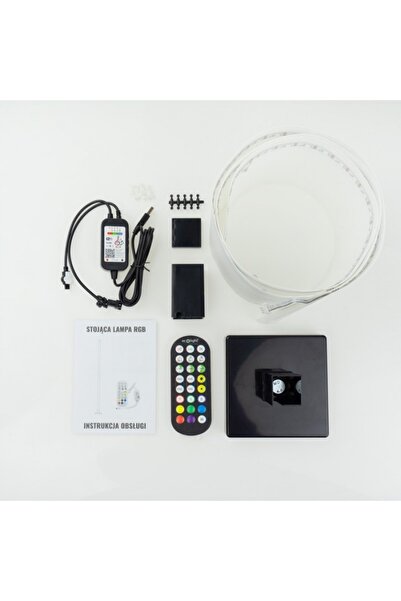 NO BRAND Lampă de podea LED RGB muzicală controlată prin TUYA + Telecomandă 1...