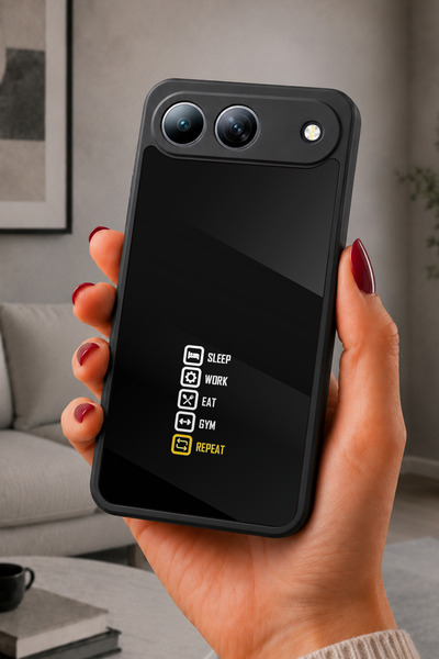 TECNO Spark 40 5G Uyumlu Rutin Desenli Kamera Korumalı Darbelere Dayanıklı Kılıf