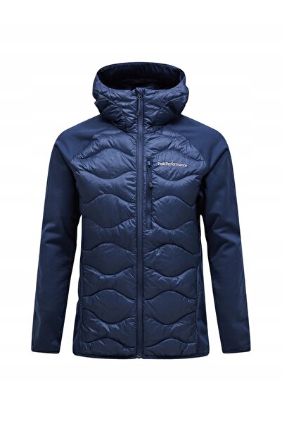 Peak Performance Geacă hibridă Helium Down Hybrid Hood - albastru shadow XXL